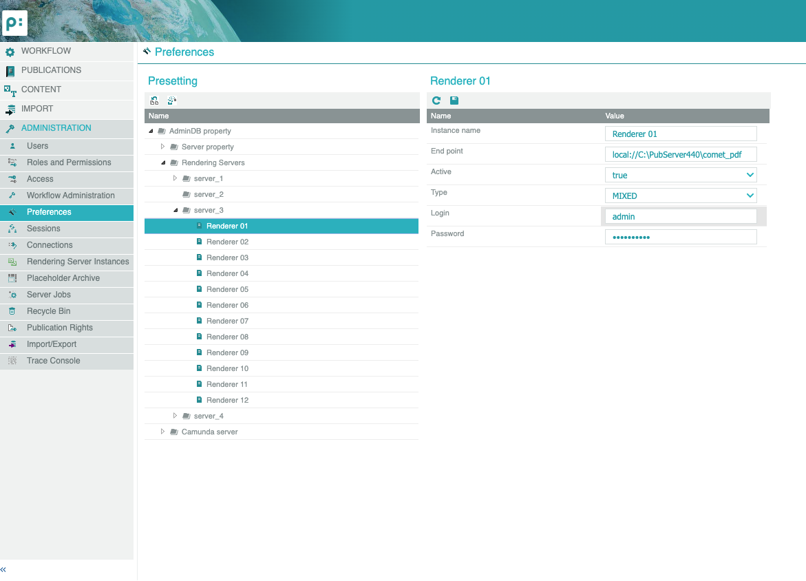instance configuration